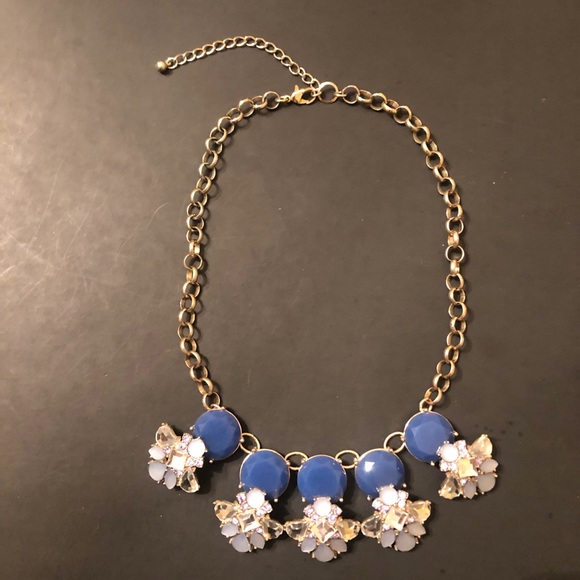 🌸VTG Blue Chunky Necklace - Picture 4 of 4